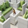 Patio Sofa set, Consisting of Loveseat, Club Chairs and Sofa