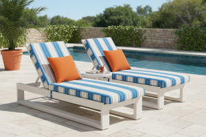 Element loungers by Ratana.