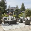 Boston sofa set by Ratana on an outdoor patio.