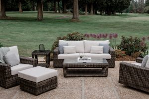 Scottsdale collection by Ratana with ottoman & swivel club chair.