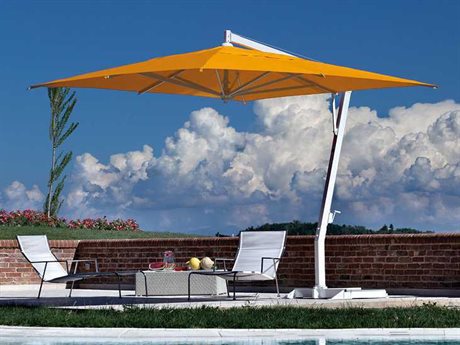 Offset Umbrella in yellow | Vancouver Sofa and Patio