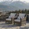 St. Martin club chairs by Ratana in Whistler, BC
