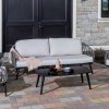 The Hamptons patio furniture collection by Ratana.