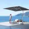 The Wing offset cantilever umbrella by Higold